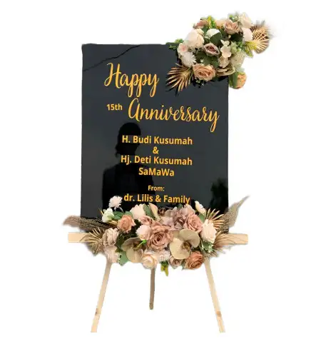 Papan Bunga Akrilik Kemranjen