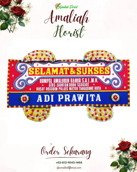 Papan Bunga Ucapan Selamat Kemranjen